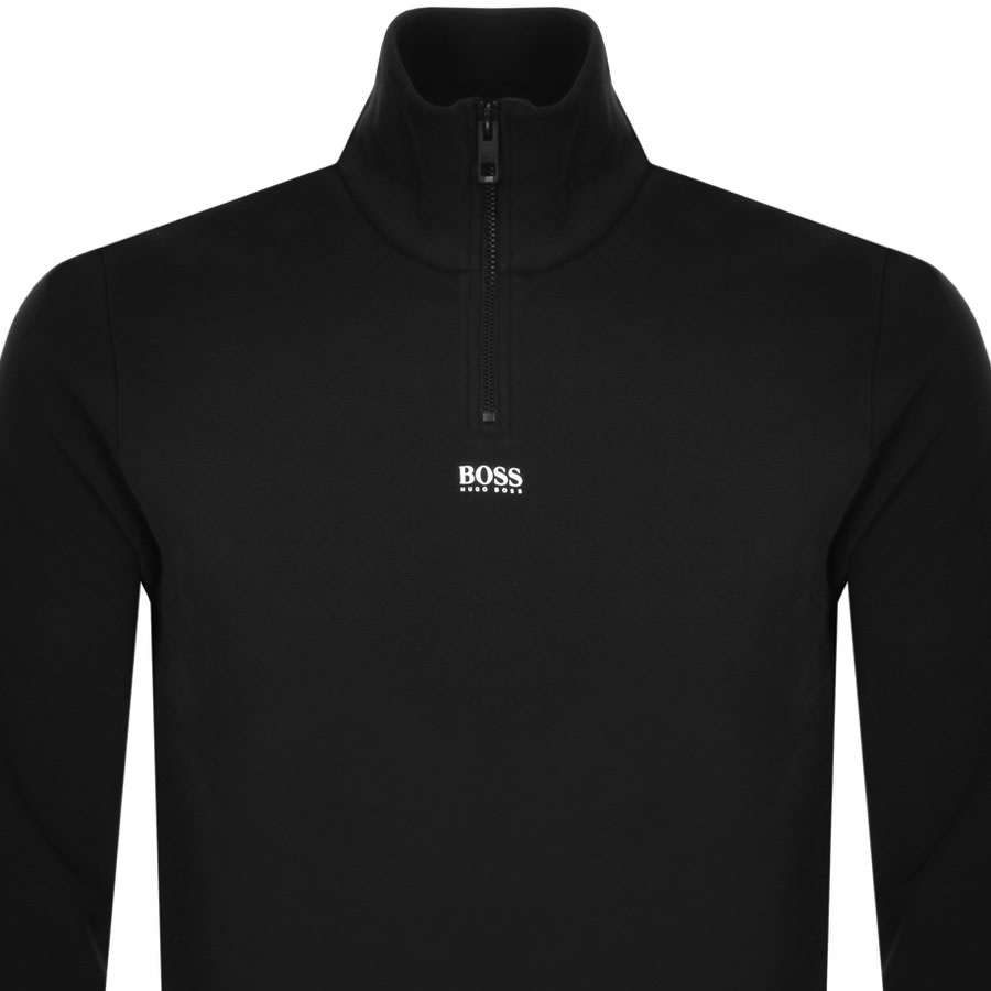 Alternative Image for ProductBOSS Zapper Half Zip Sweatshirt Black2